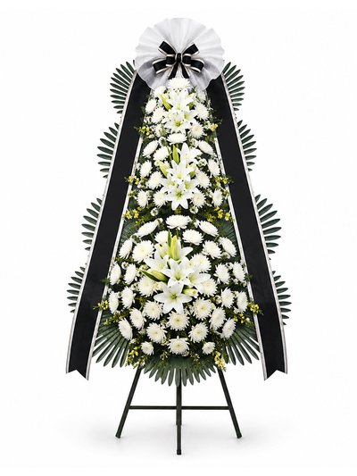 근조 3단 화환 기본