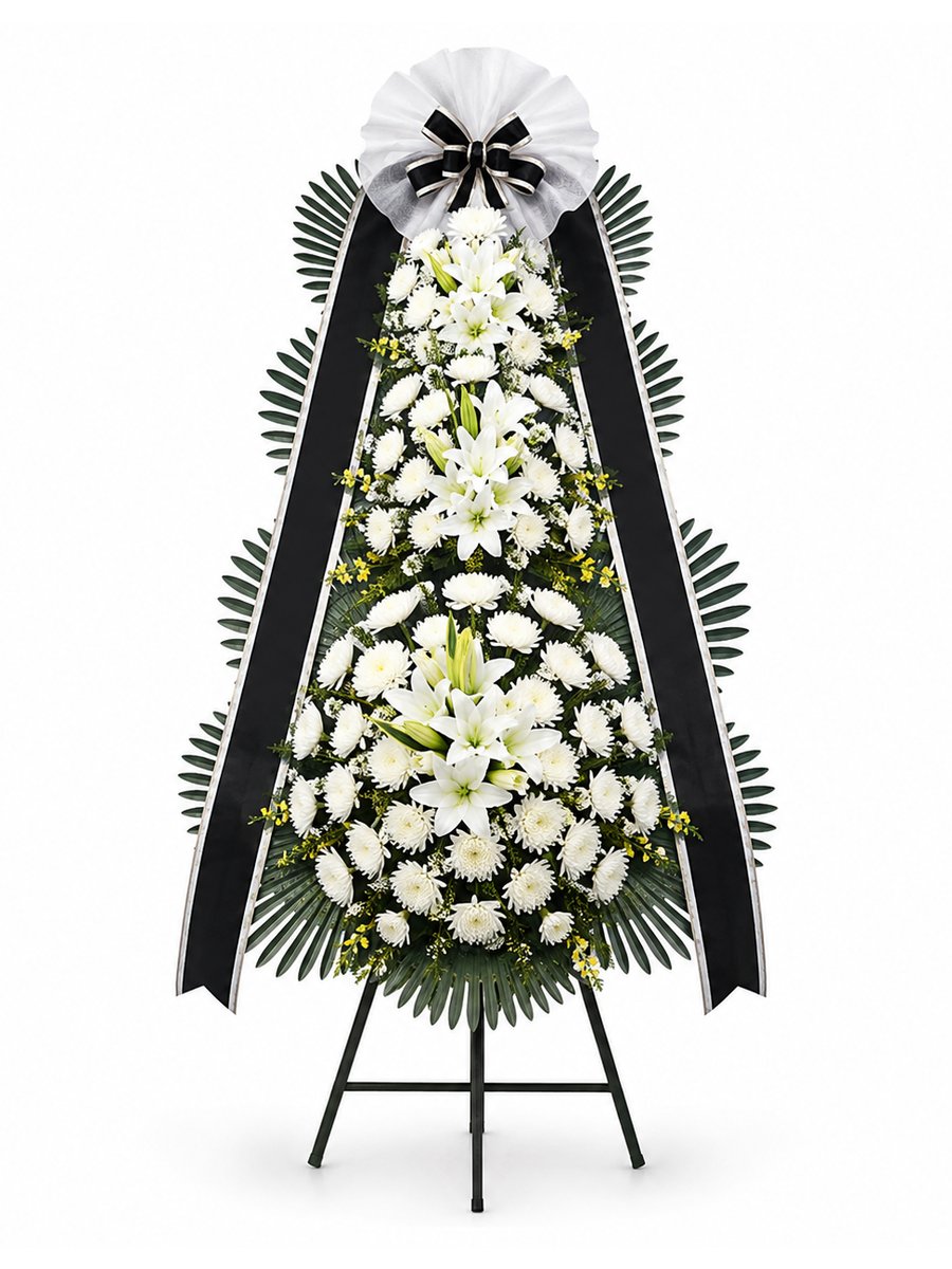 근조 3단 화환 기본