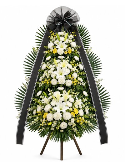 근조 3단 화환 고급